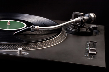 Image showing Dj’s turntable