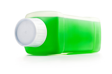 Image showing Plastic bottle with cleaning liquid