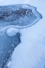 Image showing Frozen lake