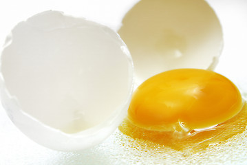 Image showing Broken Egg