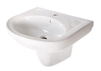 Image showing Washbasin. File includes clipping path