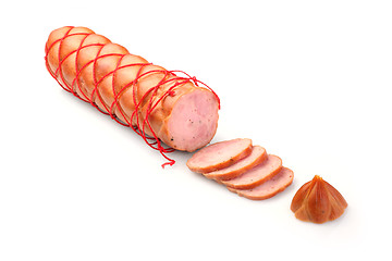 Image showing Sliced sausage