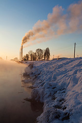 Image showing Steam up to the sky