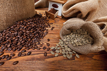 Image showing Coffee still life