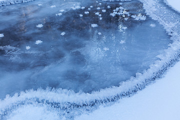 Image showing Frozen lake