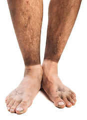 Image showing dirty feet