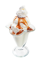 Image showing Icecream and Caramel