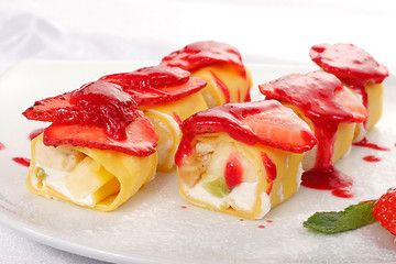 Image showing Sweet japanese roll