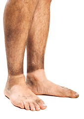 Image showing dirty feet