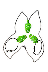 Image showing Original chain and earring