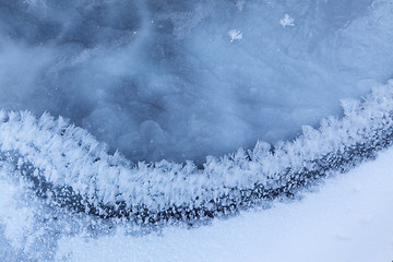 Image showing Frozen lake