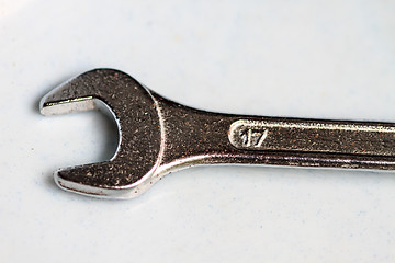 Image showing Stainless Steel Wrench close up 