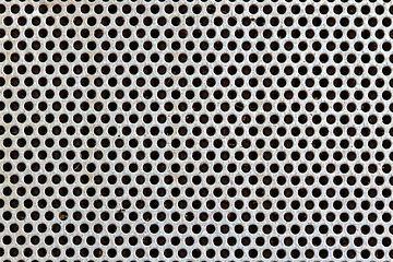 Image showing Image of a silver steel grill metal texture. 
