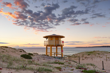 Image showing Wanda Beach Lookout Tower