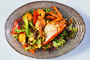 Image showing Lobster salad in japanese style