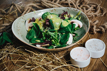 Image showing Fresh green salad