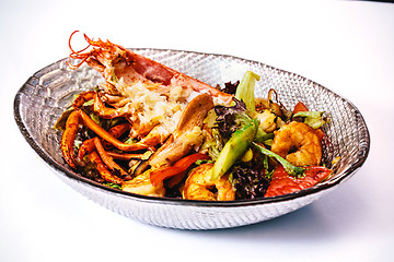 Image showing Lobster salad in japanese style