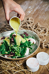 Image showing Fresh green salad