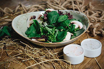 Image showing Fresh green salad