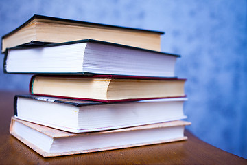 Image showing stack of book