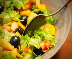 Image showing Assorted salad