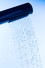 Image showing Shower Head with Running Water