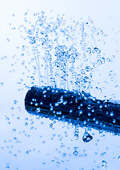 Image showing Shower Head with Running Water