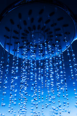 Image showing Shower Head with Running Water