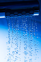 Image showing Shower Head with Running Water