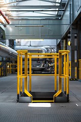 Image showing Yellow industrial frame