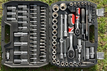 Image showing Toolkit of various tools 