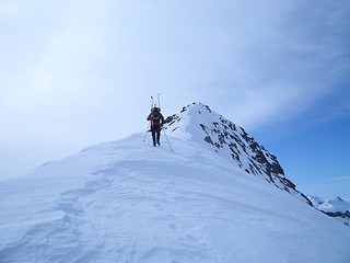 Image showing Mountain skiing in Jotunheimen