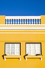 Image showing Yellow wall