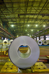Image showing  Cold rolled steel coils