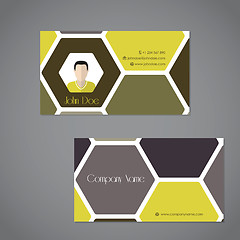 Image showing Cool business card with two sides