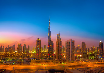 Image showing Dubai Skyline