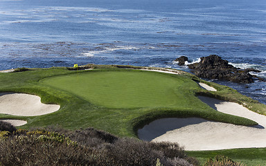 Image showing Pebble Beach golf course, Monterey, California, USA