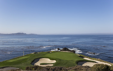 Image showing Pebble Beach golf course, Monterey, California, USA