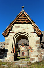 Image showing Trönö Old Church, a medieval church.