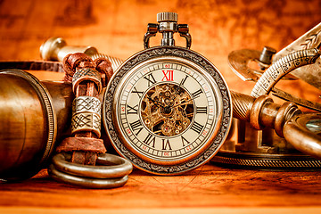 Image showing Vintage pocket watch