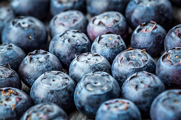 Image showing Blueberries background