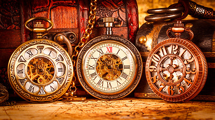 Image showing Vintage pocket watch