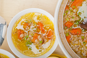 Image showing Syrian barley broth soup Aleppo style