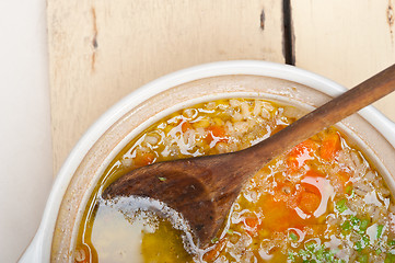 Image showing Syrian barley broth soup Aleppo style