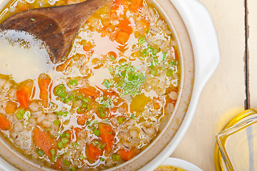 Image showing Syrian barley broth soup Aleppo style