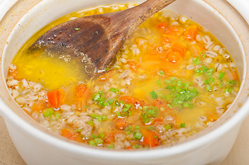 Image showing Syrian barley broth soup Aleppo style