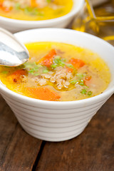 Image showing Syrian barley broth soup Aleppo style