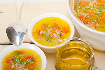 Image showing Syrian barley broth soup Aleppo style