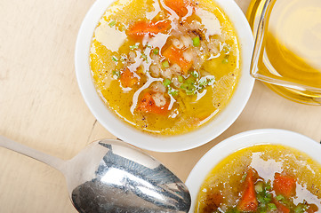 Image showing Syrian barley broth soup Aleppo style