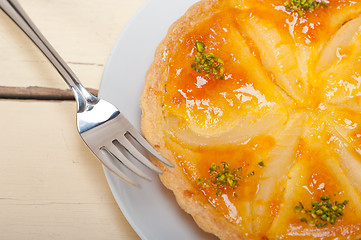 Image showing fresh pears pie dessert cake 